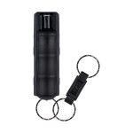 SABRE Red Keychain Pepper Spray with Quick Release Key Ring - Black