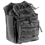 NCSTAR First Responder Utility Bag - Nylon - Gray - MOLLE / PALS Webbing - Rear Concealed Carry Pocket - Shoulder Strap