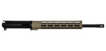 16" 9mm Upper Receiver - BLK + FDE | A2 | 12" M-LOK Slant Cut HG | Pistol Caliber | Without BCG & CH