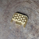 RTB Dimpled Glock Slide Cover Back Plate - Brass