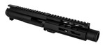 BG 4.5" 9mm Upper Receiver -Black | FLASH CAN | 5.5" M-LOK Slant Cut | Without BCG & CH