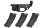 Combat Armory Billet AR-15 Lower Receiver w/ 3 PMAGS (FFL REQ.)