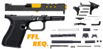 Glock 19 RMR Cut Gen 3 Style Light Weight Build Kit - G19 Choose TiN Barrel Thread (FFL REQ.)