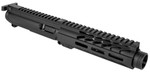 BG Complete 5.5" 9mm Upper Receiver - Black | FLASH CAN | 7" M-LOK Slant Cut | With BCG & CH