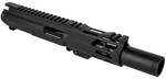 RTB 4.5" 9mm Upper Receiver - Black | FLASH CAN | 4.25" M-LOK | Without BCG & CH