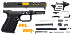 Glock 19 Gen 3 Style Lightweight Build Kit - Chameleon PVD Barrel - Thread Options (FFL REQ.)