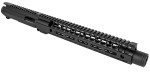 BG 11" 9mm Upper Receiver - Black | FLASH CAN | 12" M-LOK | Without BCG & CH