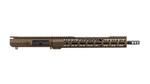 Grid Defense Billet Upper - 16" .308 Winchester Barrel w/ 15" M-LOK Rail - Burnt Bronze | Without BCG & CH