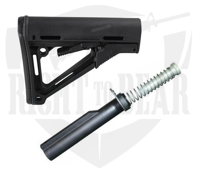 Magpul CTR Stock + MilSpec 6 Position Buffer Tube Kit Black