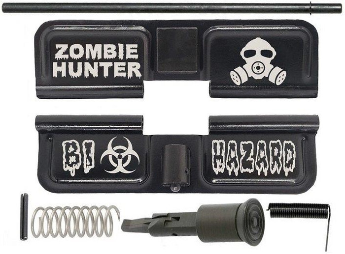 Laser Engraved Ejection Port Door Kit - Zombie Hunter / Gas Mask