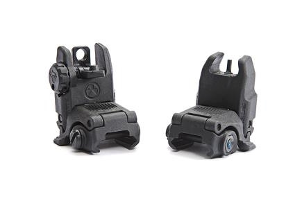 【実物】Magpul MBUS Gen 2(フロント・リア) MagPul MBUS Gen 2 Front & Rear Backup Sight Set - Black (Bulk