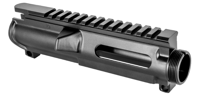 Anderson 9mm / 22LR / .45 Slick Side Upper Receiver - Black