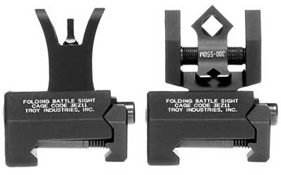 Troy Micro Sight Set - M4 Front and Dioptic Rear -BLK