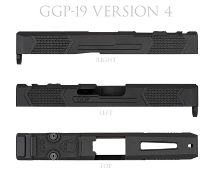 Grey Ghost Precision Slide V4 RMR / Leupold DeltaPoint Pro - Fits Gen 4  Glock 19