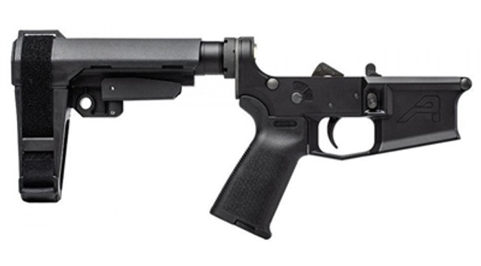Aero Precision M4E1 Pistol Complete Lower Receiver w/ MOE Grip & SBA3 Brace