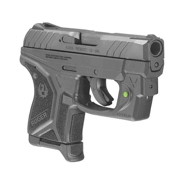 Ruger LCP II 380ACP W/ GRN Viridian Laser- (1) 6RD Magazine