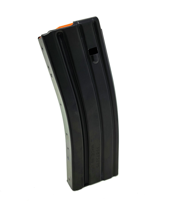 Bushmaster Magazine, Black Aluminum, Orange Follower - 30 Rd