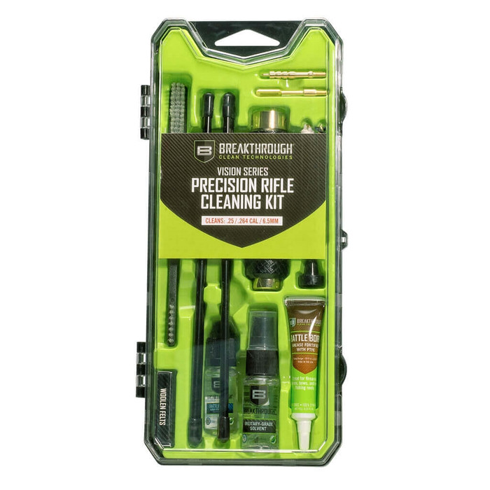 Breakthrough Vision Series Hard-Case Precision Rifle Cleaning Kit - .25 Cal / 6.5mm