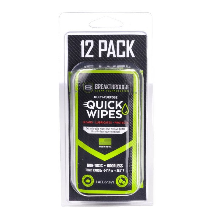 Breakthrough Multi-Purpose CLP Quick Wipes - 12 Pack