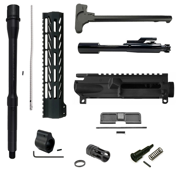 Ramlin AR15 11.5" Carb Complete Upper Receiver Build Kit - 10" M-LOK Handguard