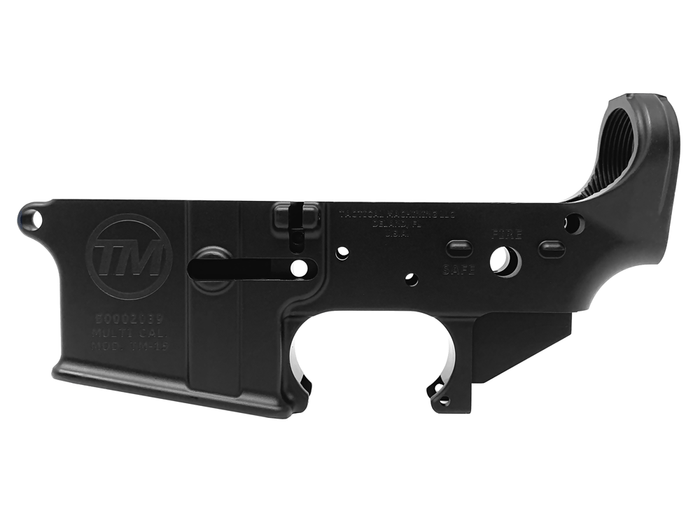 Tactical Machining Stripped AR15 Lower Receiver - Multi Cal - SAFE/FIRE