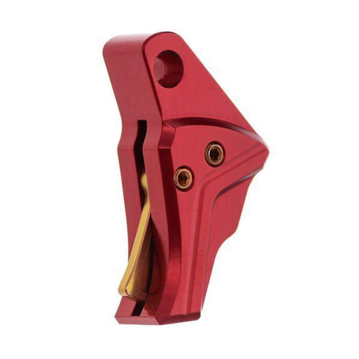 TYRANT DESIGNS I.T.T.S.-Glock Trigger-3-4-Red-Gold - Screw / Safety