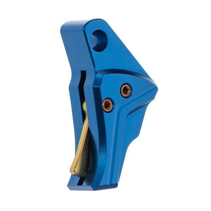 TYRANT DESIGNS I.T.T.S.-Glock Trigger Glock 43, 43x, 48 -Blue-Gold - Screw / Safety