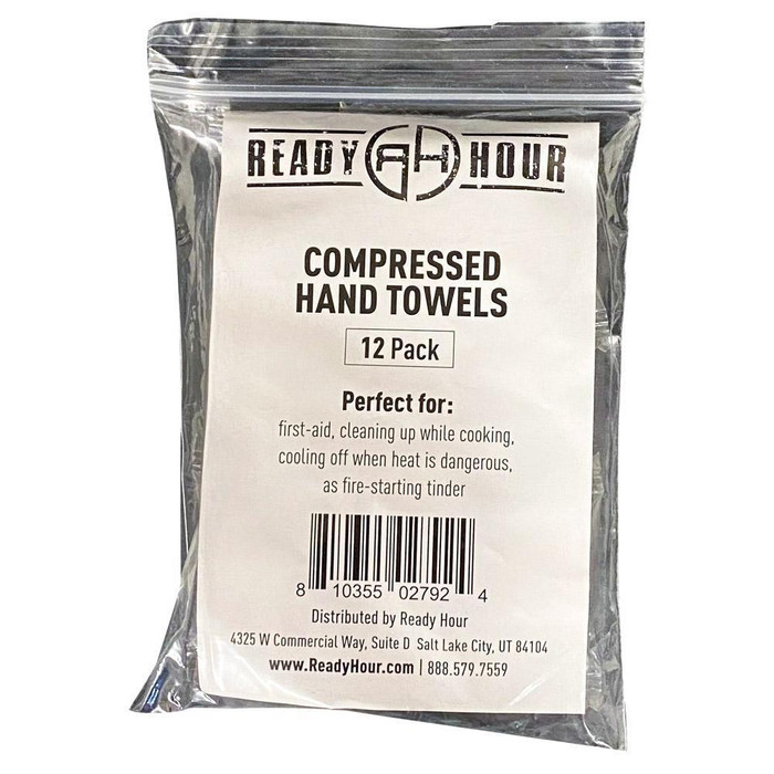 Ready Hour Compressed Disposable Hand Towels (12 pack)