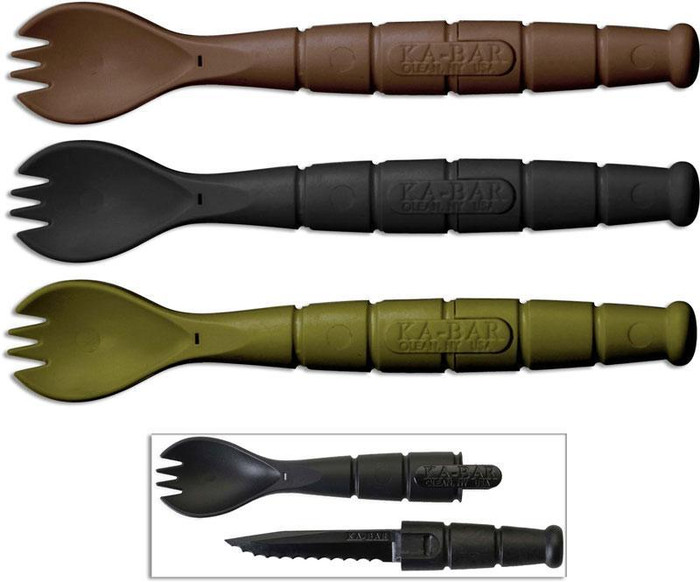 KA-BAR Tactical Spork (Spoon Fork Knife) (3-Pack)