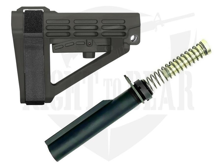 SB Tactical SBA4 Adjustable Pistol Brace + Mil Spec Buffer Tube