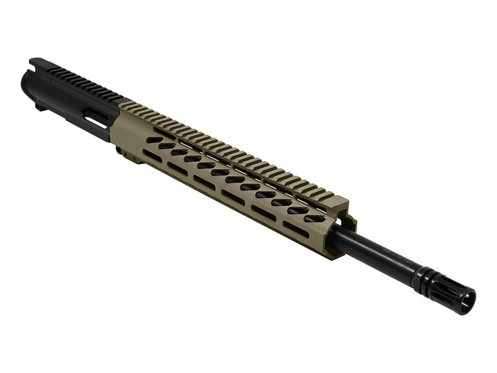 Barreled 16" 9mm Upper Receiver | A2 | 12" M-LOK HG | Pistol Caliber | BLK / FDE