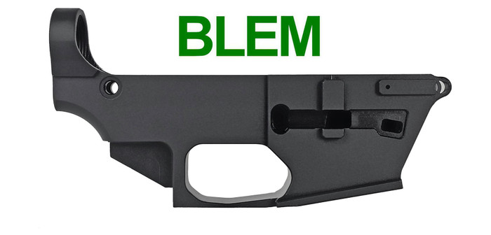 BLEM 80% Anodized 9mm Billet Lower Receiver - Glock Pattern Mags ^