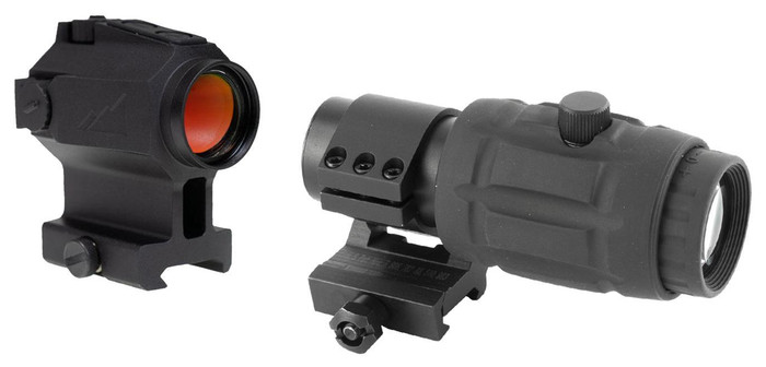 Red Dot Combo | P-11 1x20mm w/ 3X24mm 3x Magnifier