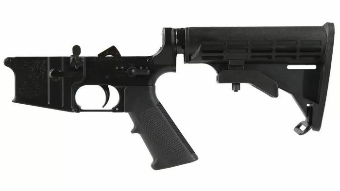 BC-15 | Multi-Caliber | Forged | Complete Lower Assembly | Black Anodized