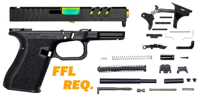 Glock 19 Gen 3 Style Lightweight Build Kit - Chameleon PVD Barrel