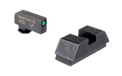 AmeriGlo Classic 3-Dot Green Tritium Night Sight Set For Glock (GL-113) Gen 1-4