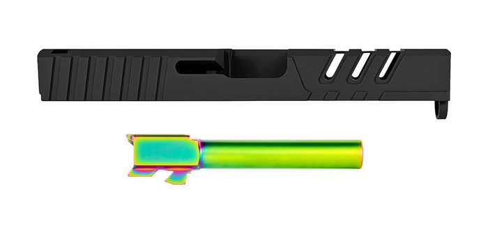 RTB G17 Gen 3 Black Nitride Slide + Chameleon PVD Barrel Combo