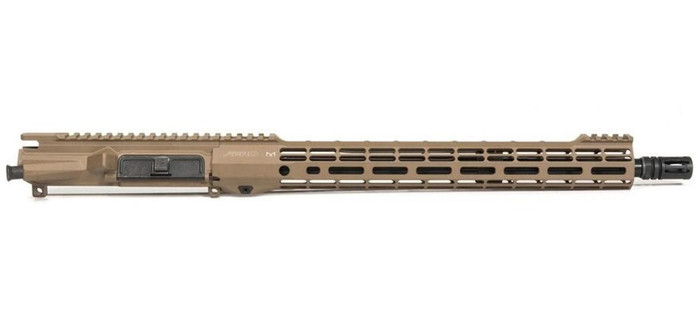 Aero Precision M4E1 Upper Receiver, 16" 5.56 Mid-Length Barrel, 15" M-LOK ATLAS S-ONE - FDE | Without BCG & CH