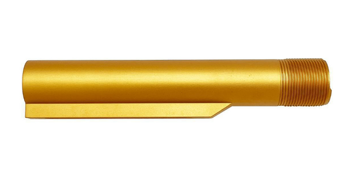 TS AR-15/M4 Mil-Spec 6 Position Buffer Tube - ORANGE