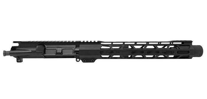 RTB 10.5" 300 BLK Upper Receiver - Black | FLASH CAN | 12" M-LOK | Without BCG & CH