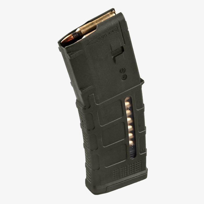 Magpul PMAG 30 AR M4 GEN M3 windowed 5.56 and .223 magazine in OD Green - 1