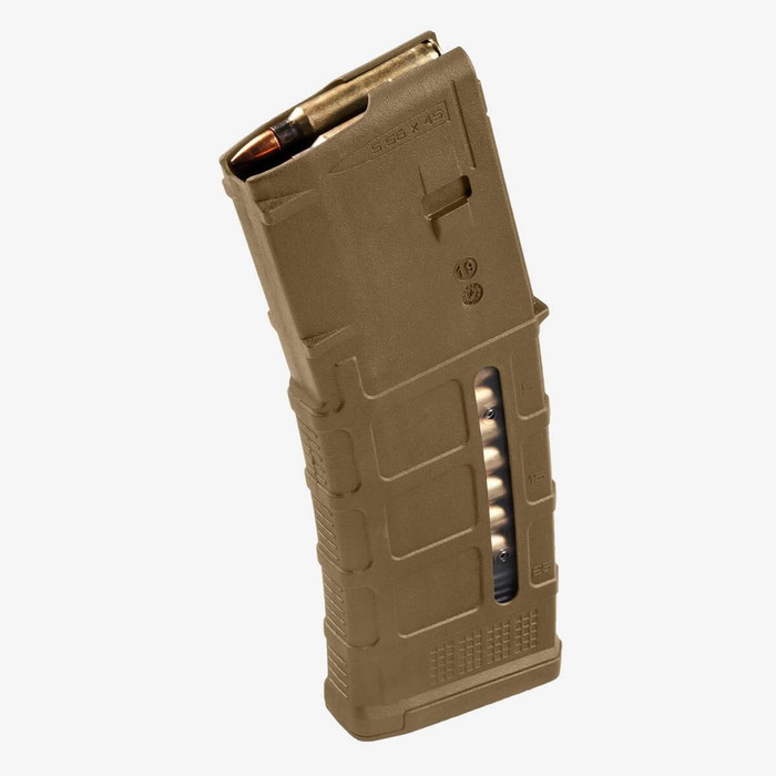 Magpul PMAG 30 AR M4 GEN M3 windowed 5.56 and .223 magazine in Modified Coyote Brown - 1