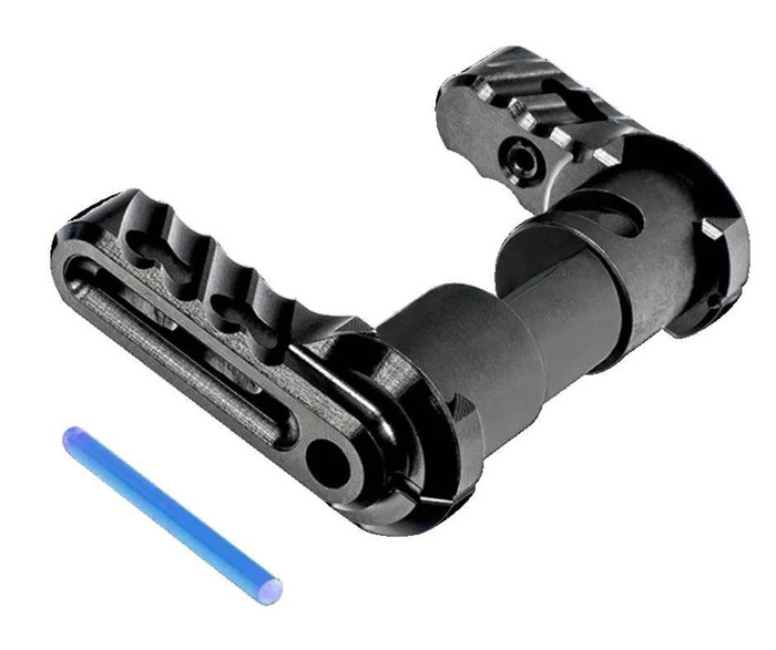 Battle Arms BAD-ASS-ELITE black ambidextrous AR safety selector with standard and short levers - 1
