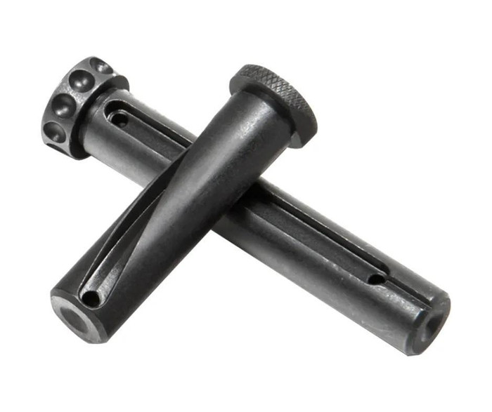 Battle Arms BAD-EPS-308 black steel pivot and takedown pin set for compatible LR-308 and SR-25 lowers - 1