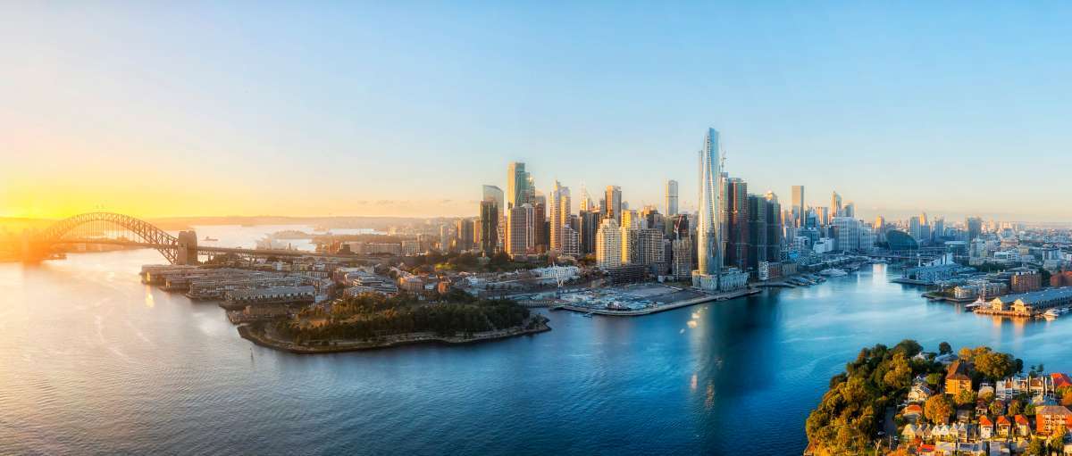 A white water taxi boat ready to load passengers.