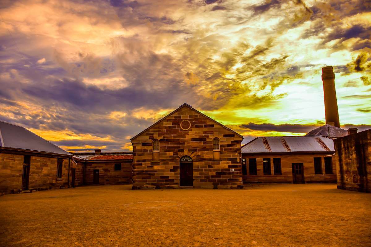 Sunset over Cockatoo Island