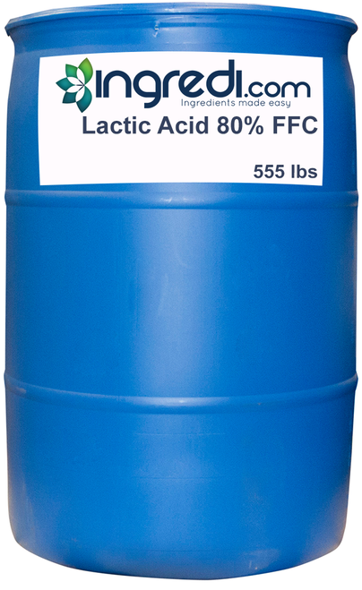 Lactic Acid 80% FCC | 555 lbs Drum