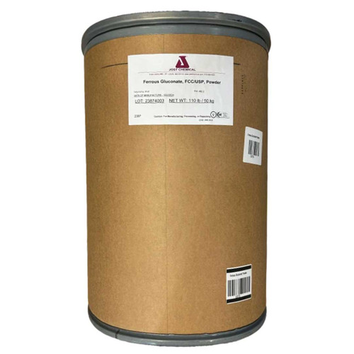 Ferrous Gluconate Powder USP FCC | 110 lb Drum
