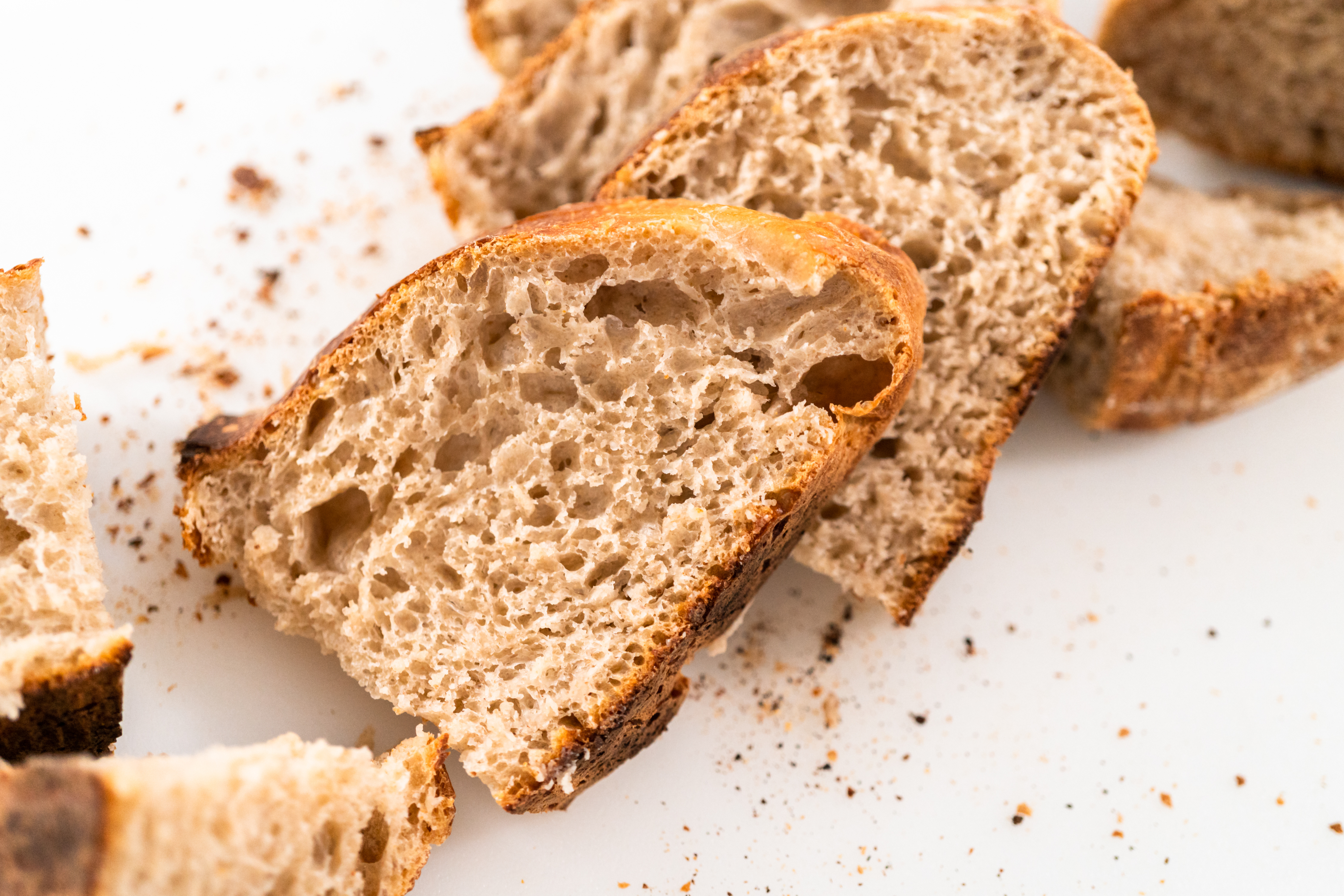 bread mold time lapse, bread is growing , Stock Video