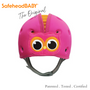 Soft Protective Headgear - Owl Pink Orange